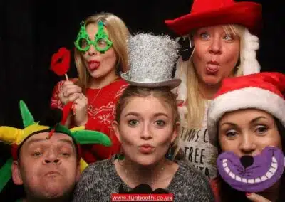 Funbooth photo booth hire at christmas party, when things get a little crazy